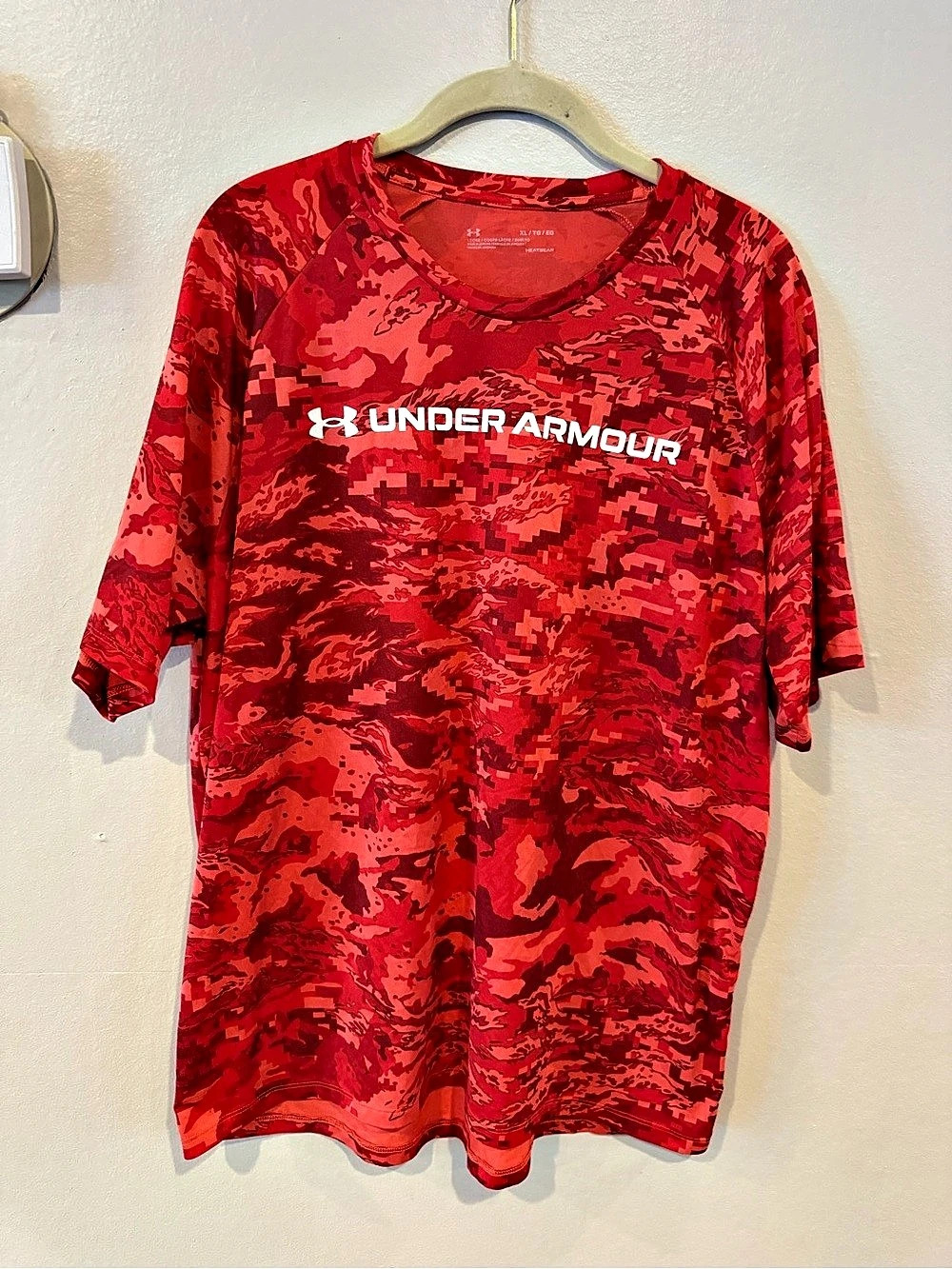 Under Armour Tech ABC Camo Short Sleeve T-Shirt Men's XL